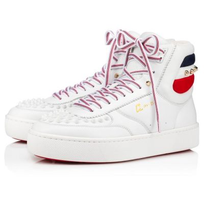 Zapatillas Top Rui Spikes Christian Louboutin Hombre - Blancos - 3205217SV71